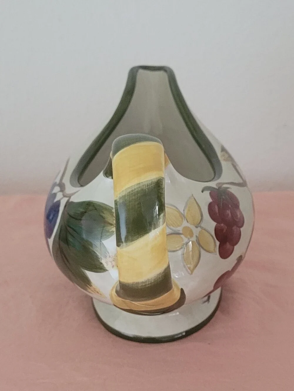 Tabletops Lifestyles Fruit Medley Handpainted Gravy Boat Vintage